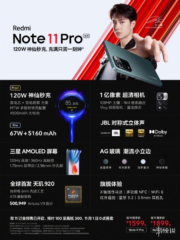 紅米note11pro參數配置介紹 紅米note11pro配置怎麼樣 - 葉子手遊網